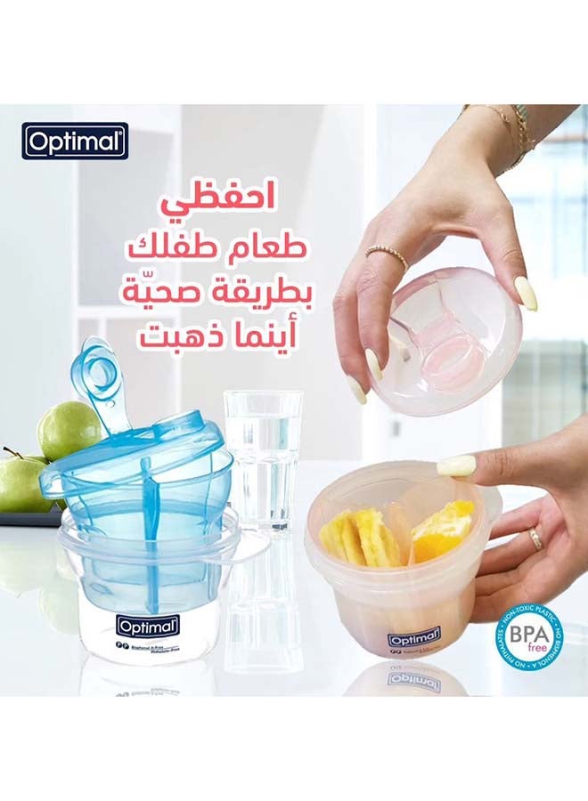 Optimal Pink Snacks Storage Container (170Ml) - Image 2
