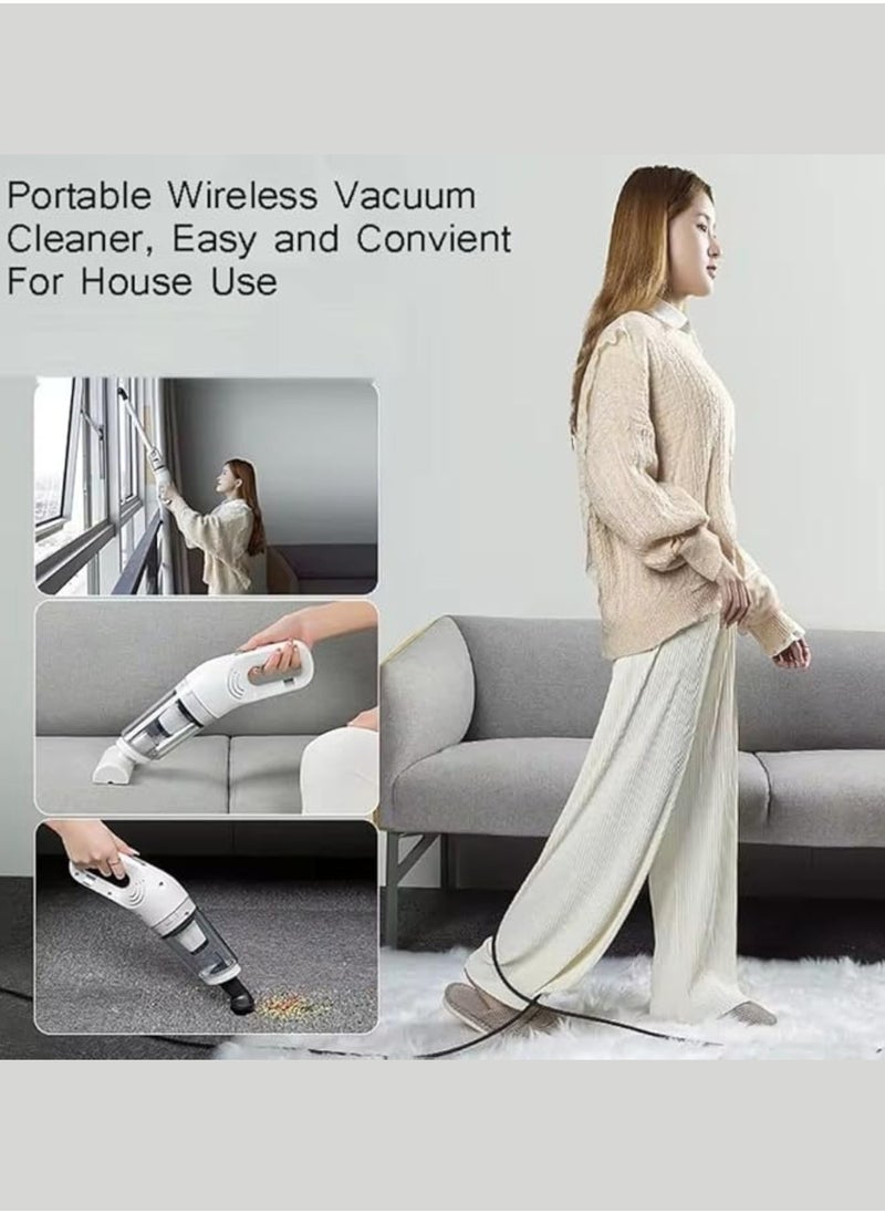 Generic Portable Cordless Vacuum Cleaner 6000mAh Battery, High-Power Suction for Multi-Surface Vacuum, Lightweight & Ultra-Quiet Stick, 0.35L Dust Cap Capacity  - Image 3