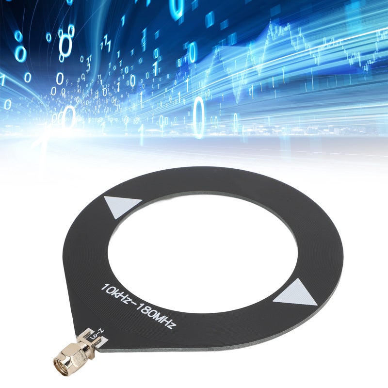 Loop Antenna: 10kHz‑180MHz Wide Frequency Range, Stable Signal, Portable Donut Antenna - PCB Material, Easy Install, SMA Male Interface for Outdoor Camping & Field Activities - Image 3
