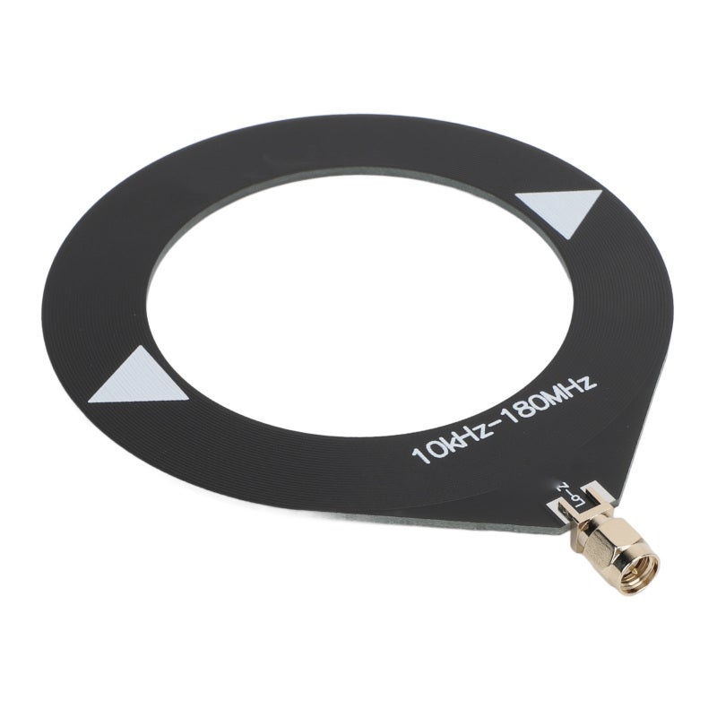 Loop Antenna: 10kHz‑180MHz Wide Frequency Range, Stable Signal, Portable Donut Antenna - PCB Material, Easy Install, SMA Male Interface for Outdoor Camping & Field Activities - Image 2