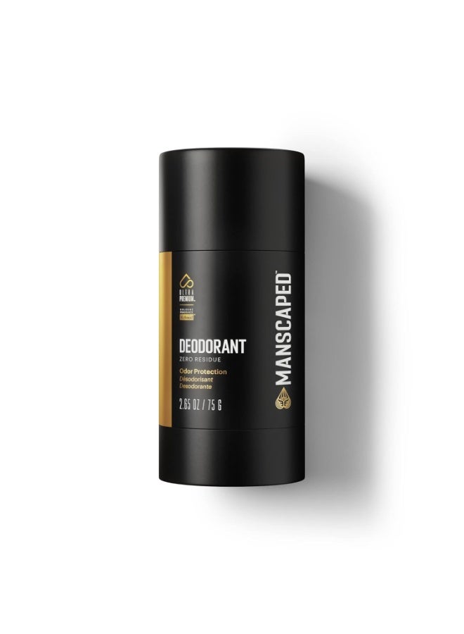 manscaped MANSCAPED® UltraPremium Deodorant, Aluminum-Free Clear Formula, Soft and Comfortable with Cologne-Quality Fragrance for Under Arm Odor Protection, 2.65 oz Stick (1 Pack) - Image 1
