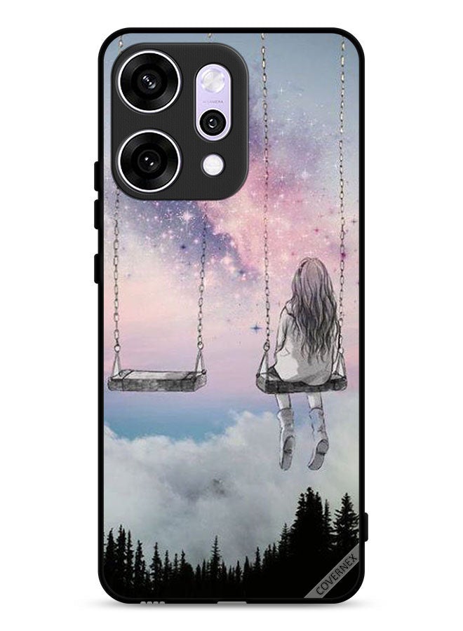 Covernex Oppo Reno14 Protective Case Cover Lonely Girl Art - Image 1