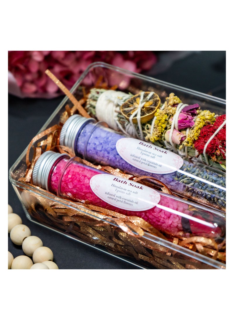   صوفيا طبيعة مجموعة حمام سيرينيتي سبا إكسبيرينس، مجموعة أدوات للاسترخاء والعافية المثالية لتجربة سبا منزلية - Image 3