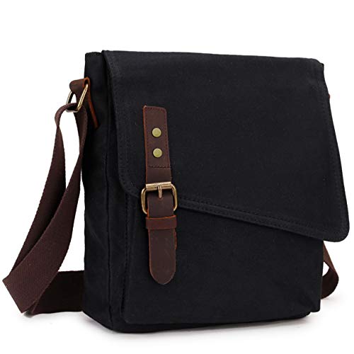 VX VONXURY Small Messenger Bag,VONXURY Water Resistant Shoulder Bag Canvas Crossbody Purse for Women Men - Image 1
