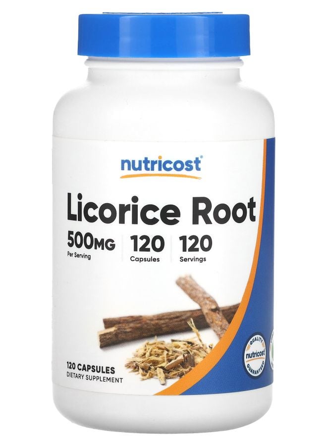 Nutricost Licorice Root 500 mg 120 Capsules - Image 1