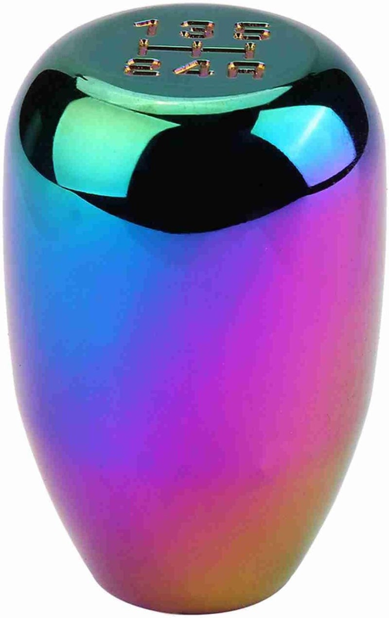Colorful Durable Metal Gear Shift Knob for Manual Cars 5 Speed Stick with 3 Adapters for Most Vehicles - Image 1
