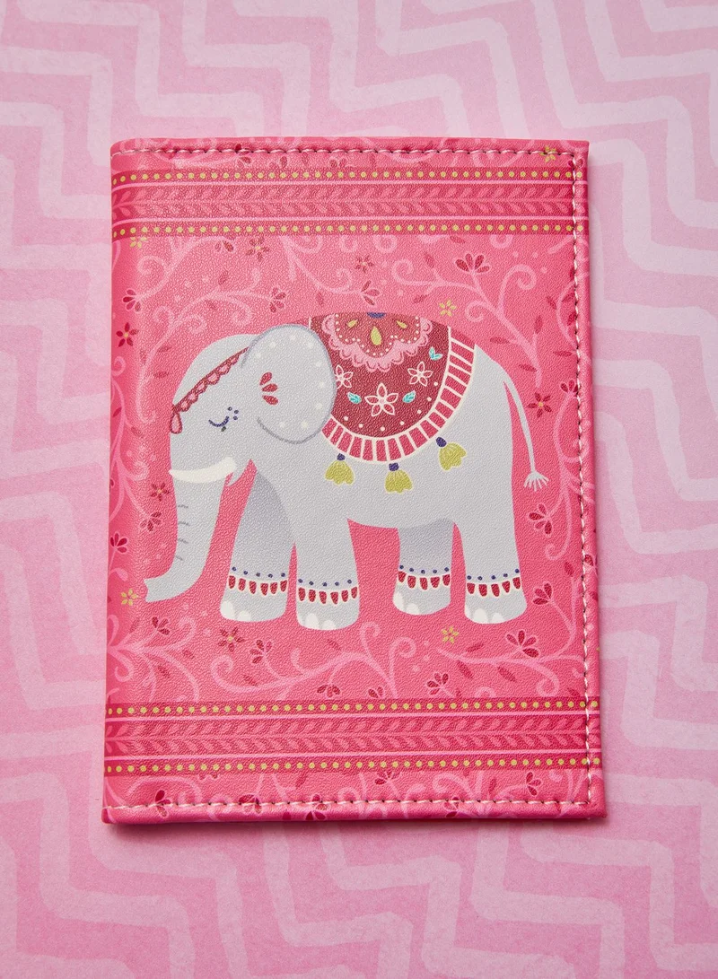 Sass & Belle Mandala Elephant Passport Holder