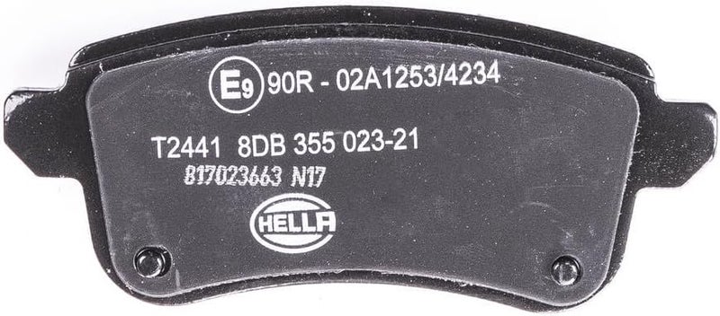 HELLA PAGID 8DB 355 023-211 Brake pad set - T2441 - Thickness: 15.9mm - Brake System: Lucas - not prepared for wear indicator - for e.g. RENAULT - Image 2