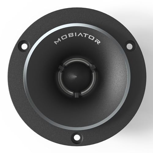 mobiator T200 3.75” High Compression Car Bullet Super Tweeters | Aluminum Diaphragm, 1” High Temperature Kapton Voice Coil, 400W Max, Built-in Crossover - Pro Car Audio Tweeter (Pair) - Image 4