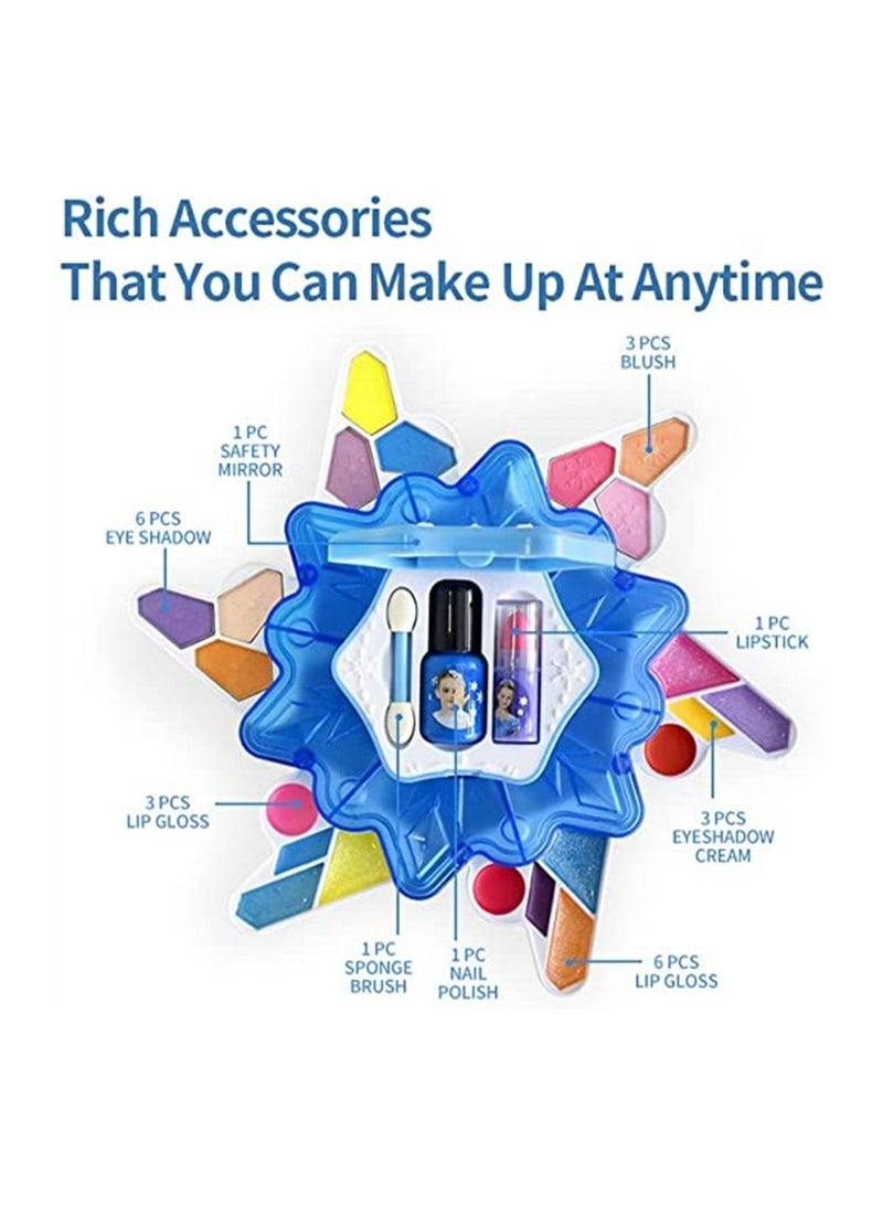 NIBEMINENT Kids Makeup Kit for Girl, Real Washable Set - Image 2