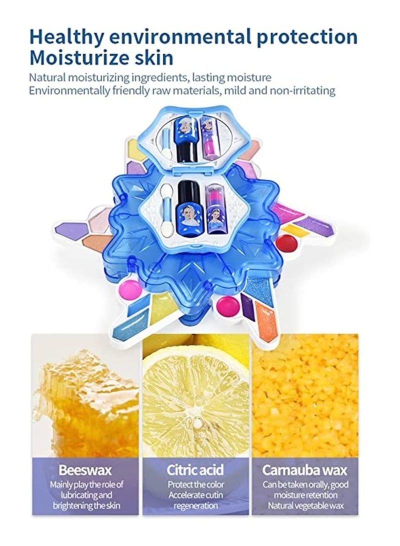 NIBEMINENT Kids Makeup Kit for Girl, Real Washable Set - Image 3