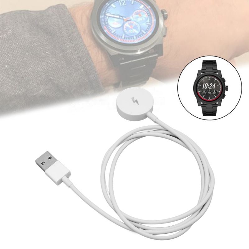 Watch Charger Magnetic Fast Multi Protection Portable Watch Charging Cable for Access Sofie Bradshaw Grayson 3.3ft White - Image 4