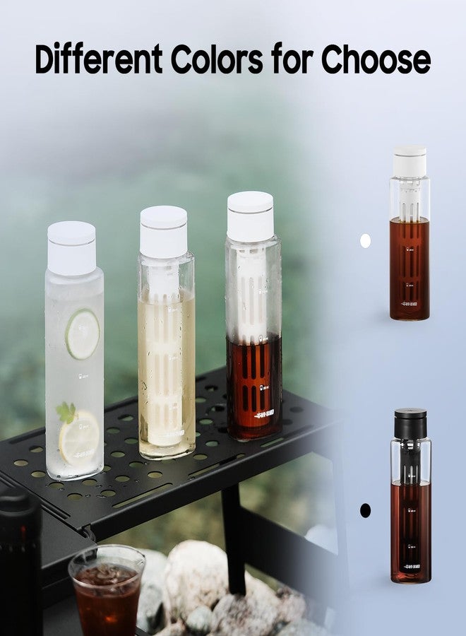 ام اتش دابيلو - ثري بومبار ماكينة تحضير القهوة الباردة MHW-3BOMBER، إبريق شاي وقهوة مثلجة - كوب قهوة محمول سعة 20 أونصة مع فلتر - زجاجة قابلة لإعادة الاستخدام مصنوعة من مادة تريتان، تصميم موفر للمساحة، أبيض CE6136-OS - Image 5