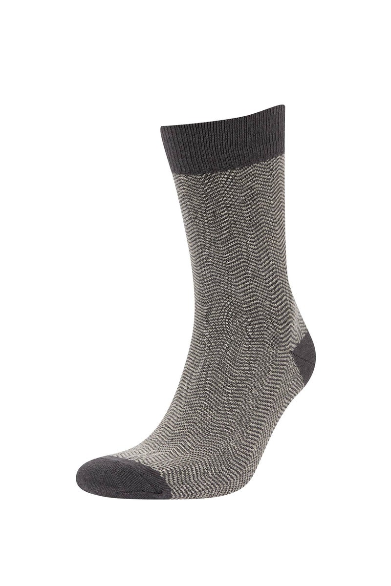 DeFacto Man Man 3 Piece Cotton Long Socks - Image 5