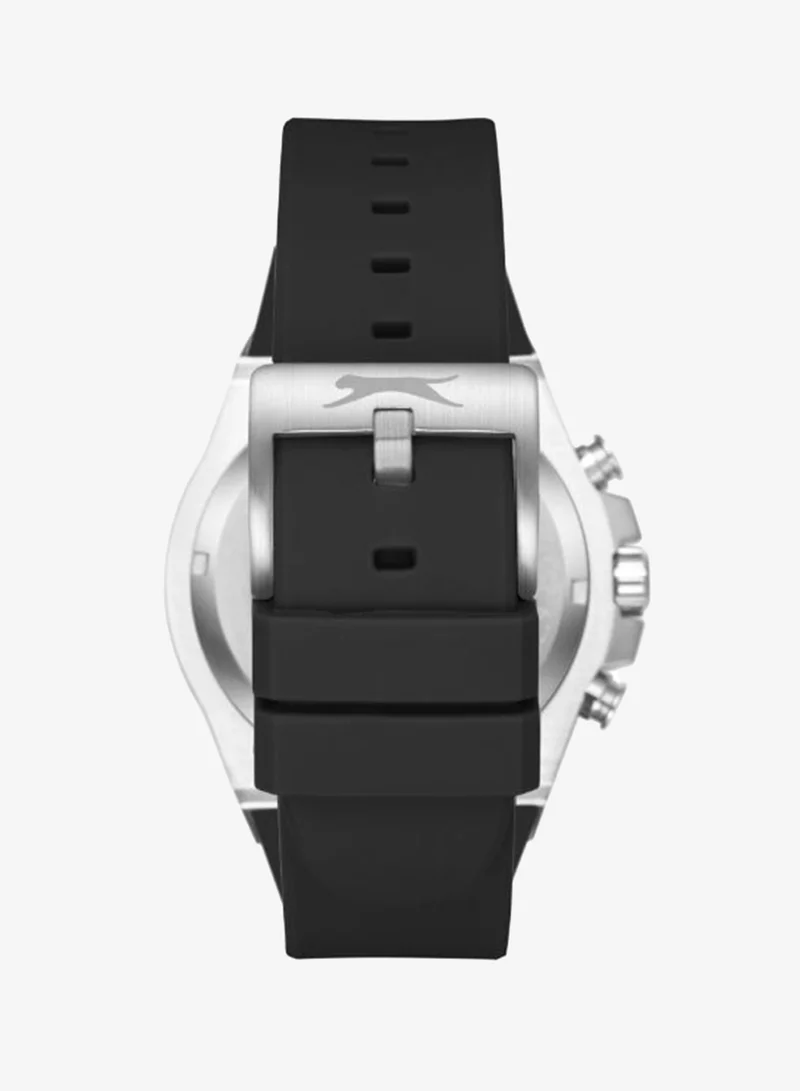 Slazenger blue Men's Silicone Multifunction Watch SL.9.2557.2.01 - 44 mm for Men | Best Price UAE