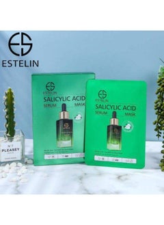 ESTELIN Salicylic acid pore refining serum mask 10pcs 25ml  - Image 1
