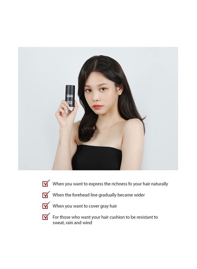 Dashu Daily Anti-Hair Loss Hair Cushion Natural Brown .56oz – Thick & Full Looking Hair, Safe from Sweating & Raining - Image 5