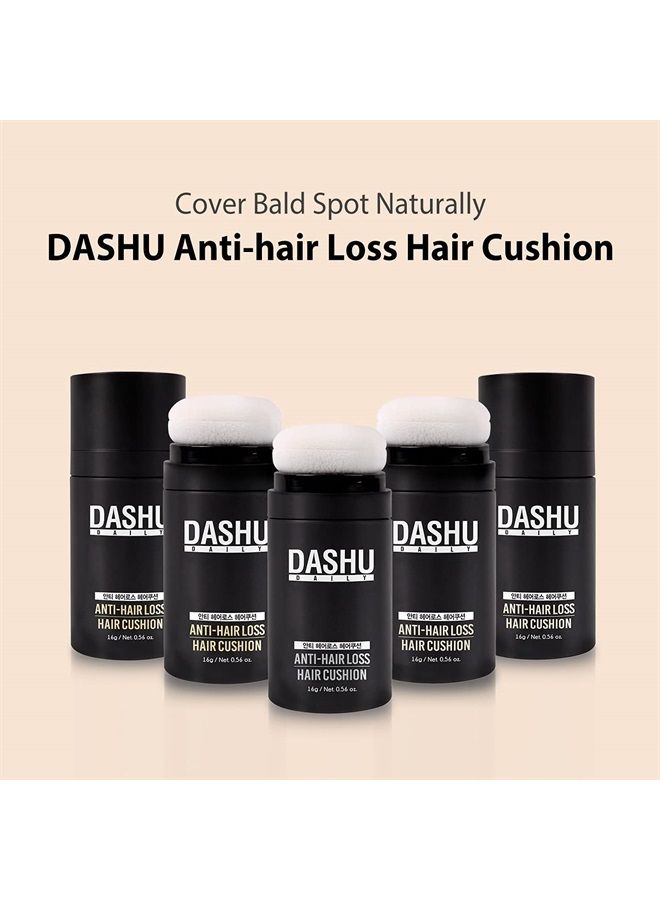 Dashu Daily Anti-Hair Loss Hair Cushion Natural Brown .56oz – Thick & Full Looking Hair, Safe from Sweating & Raining - Image 2