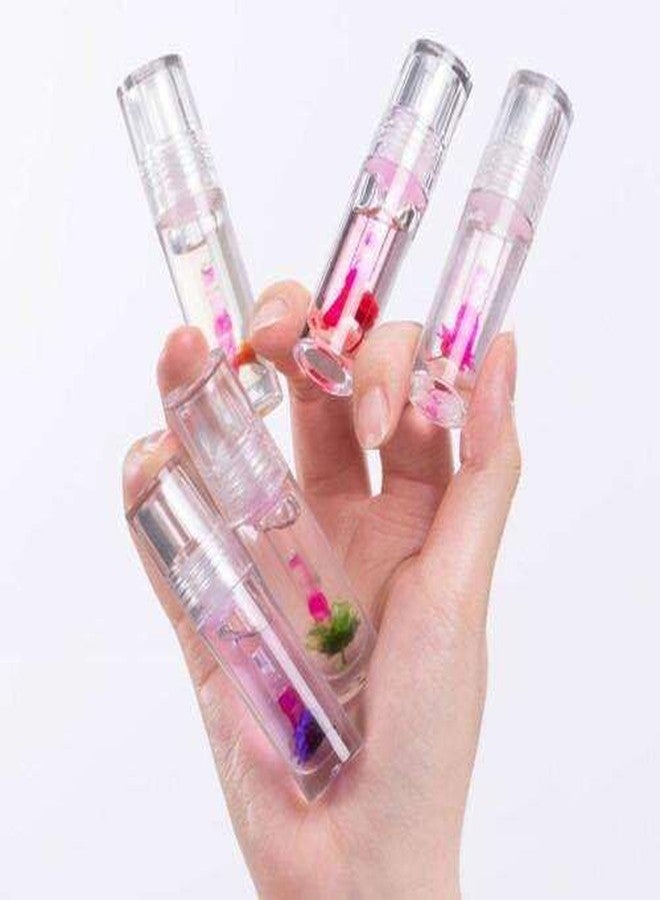 VBA Color Change Flower Lip Oil Transparent Lipstick Waterproof Lasting Moisturizing Liquid Lipgloss (SHADE A,B,C,D,E) - Image 3