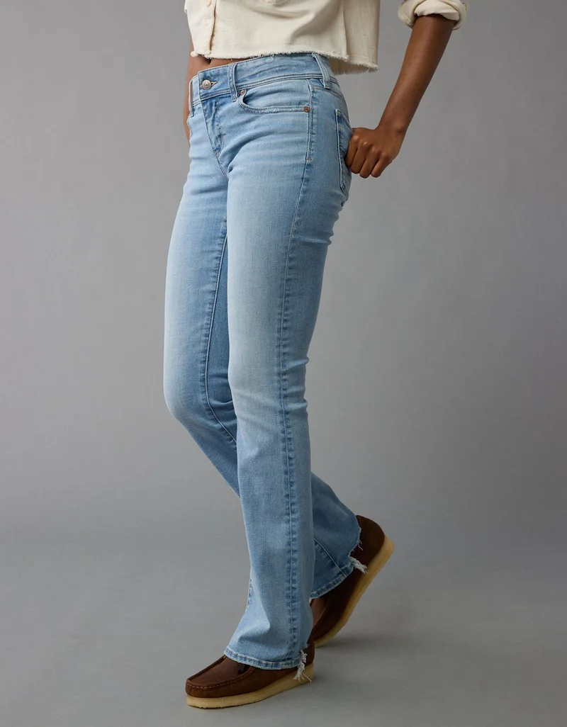 American Eagle  AE Next Level Low-Rise Kick Bootcut Jean for Women | Best Price UAE