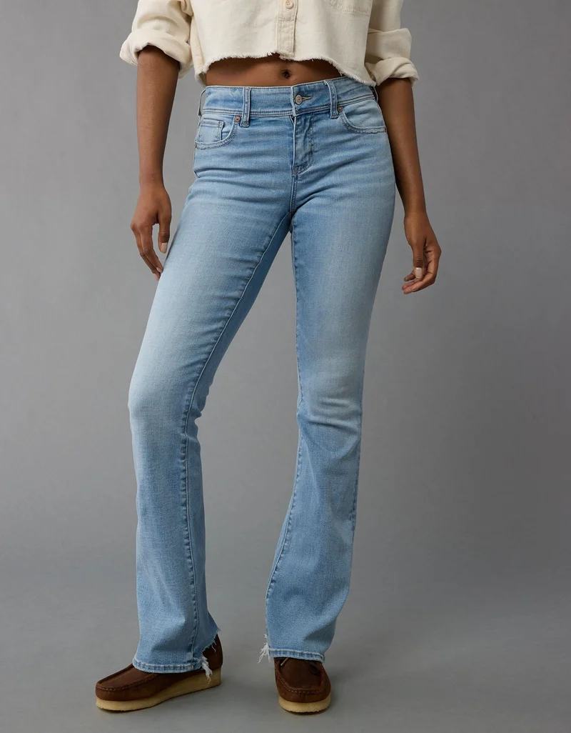 American Eagle AE Next Level Low-Rise Kick Bootcut Jean