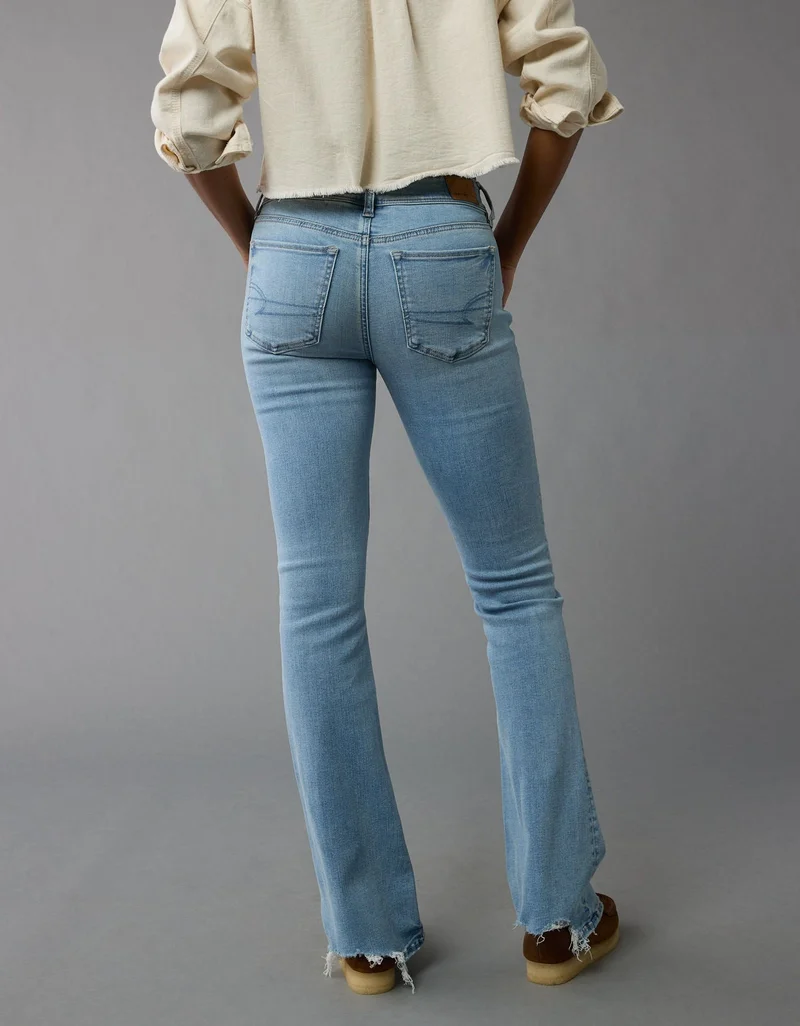 American Eagle AE Next Level Low-Rise Kick Bootcut Jean