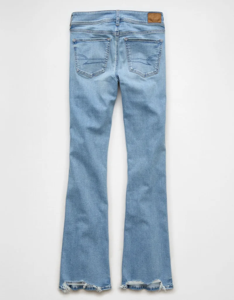 American Eagle  AE Next Level Low-Rise Kick Bootcut Jean for Women | Best Price UAE