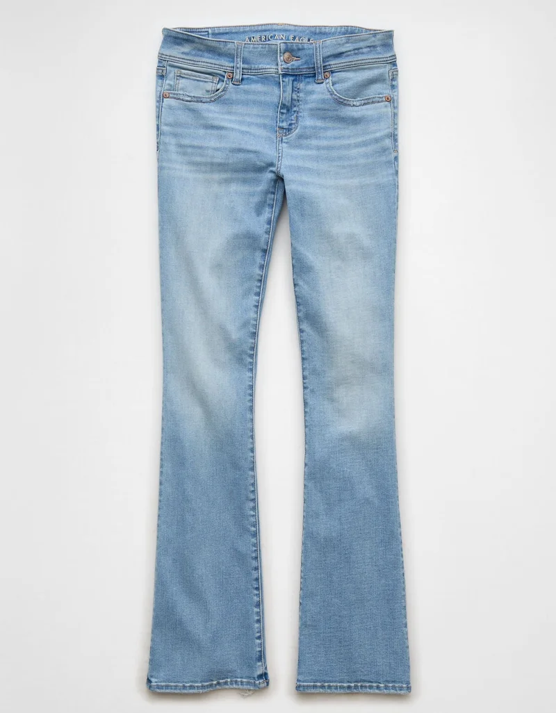 American Eagle  AE Next Level Low-Rise Kick Bootcut Jean for Women | Best Price UAE
