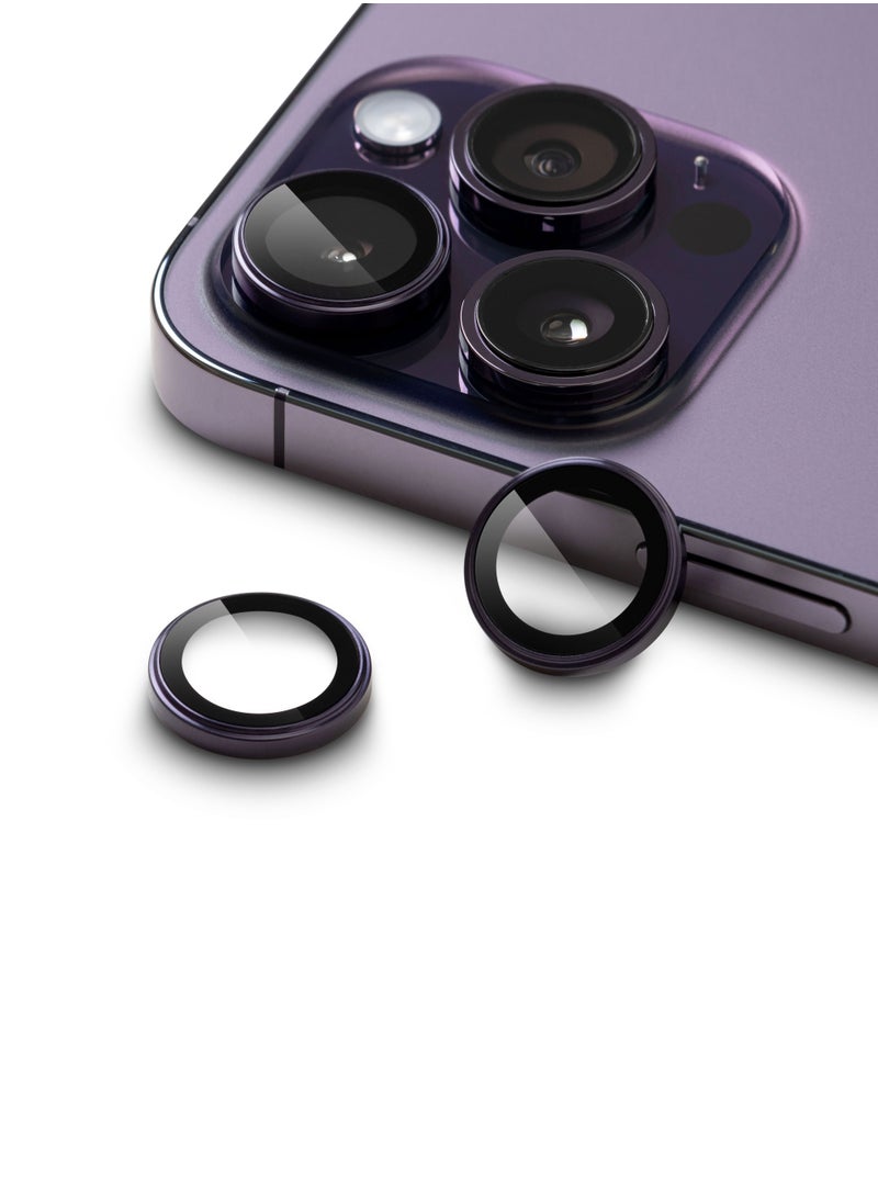 darc iPhone 14 Pro 3-in-1 Frame + Camera Protection + MagSafe Grip Purple  - Image 3