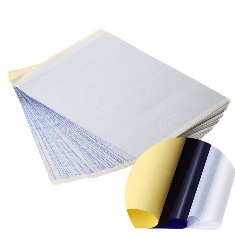Tattoo Transfer Paper: 25 Sheets Reusable No-Fading Stencil Paper - Clear Long-Lasting Tattoo Stencil for Professional Tattoo Artists & Tattoo Sessions - Image 4