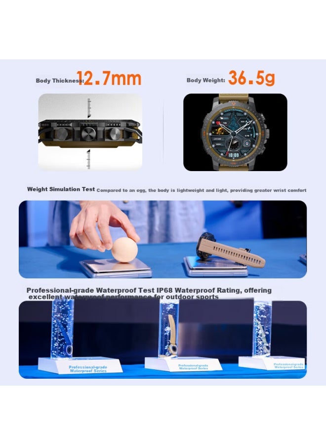 Rosdn Aino Smarch N8 Smart Full-touch Watch Uni Health Monitoring Bluetooth Sports Watch - Image 2