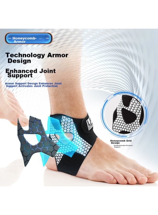 LP دعامة كاحل، مضادة للالتواء، غلاف حماية إصابة الكاحل، استعادة التواء كرة السلة الرياضية المحترفة، واقي مفاصل، للرجال والنساء - Image 4