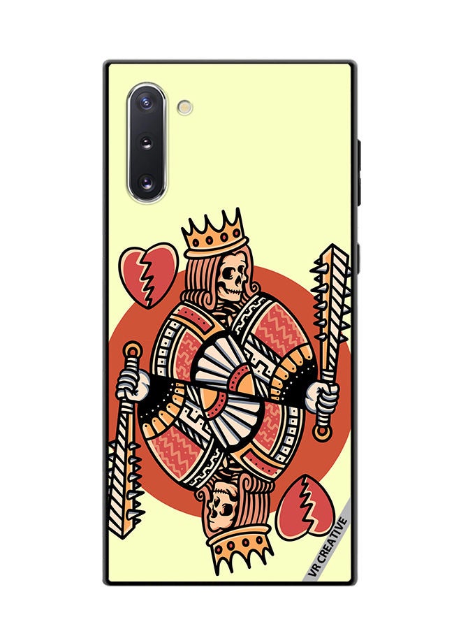 VR CREATIVE Protective Case Cover For Samsung Galaxy Note10 5G King Suit Design Multicolour - Image 1