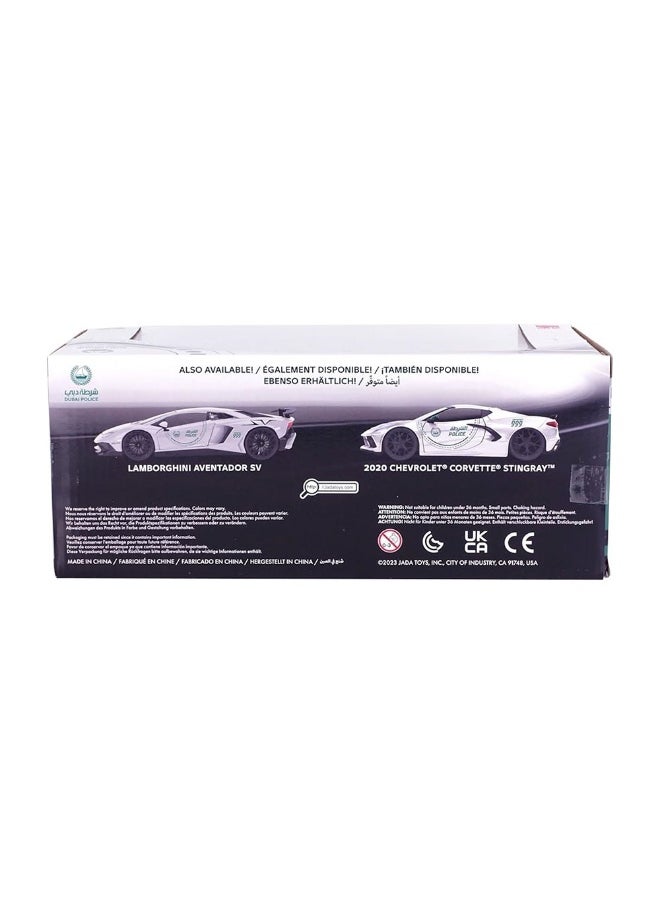 JADA - Jada Lamborghini Aventador Sv 2017 Dubai Police Die-Cast Car (1:24) - Image 1