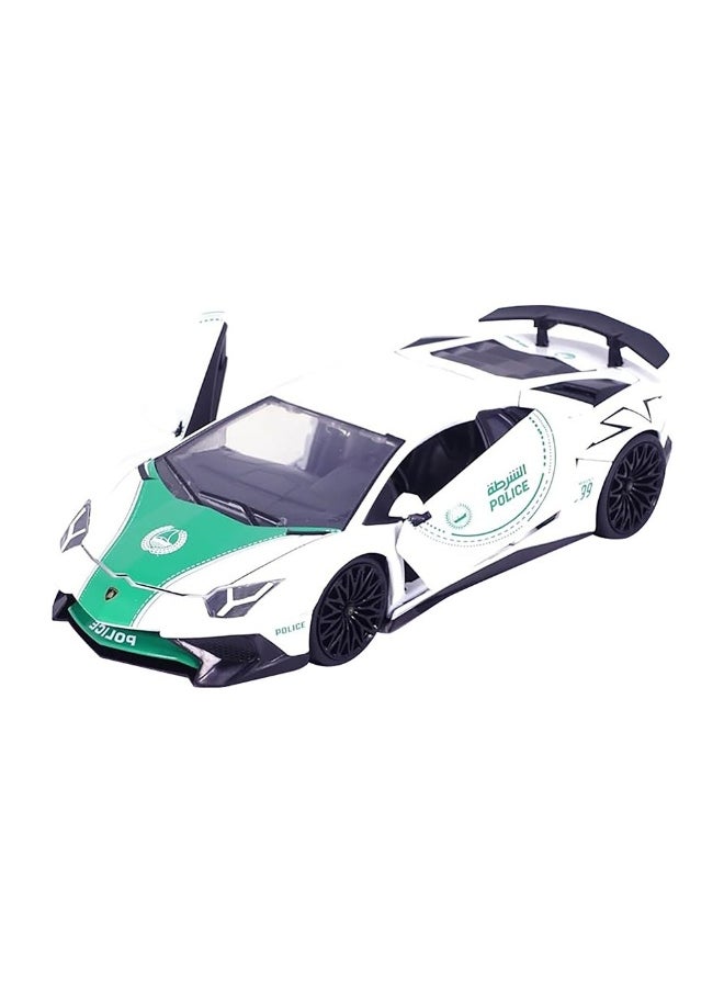 JADA - Jada Lamborghini Aventador Sv 2017 Dubai Police Die-Cast Car (1:24) - Image 1