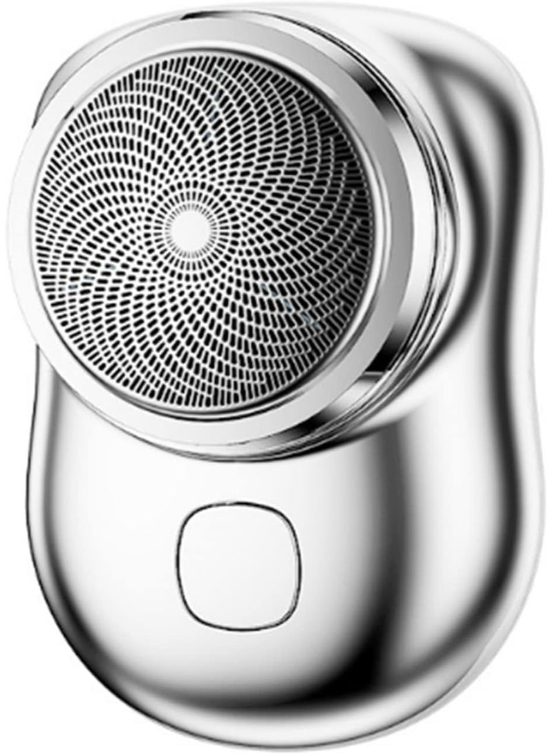 Electric Razor for Men, Newest Mini-Shave Portable Electric Shaver, Pocket Size Portable Shaver Wet and Dry Mens Razor, USB Shaver Charging Easy One-Button Use Suitable for Home,Car,Travel - Image 1