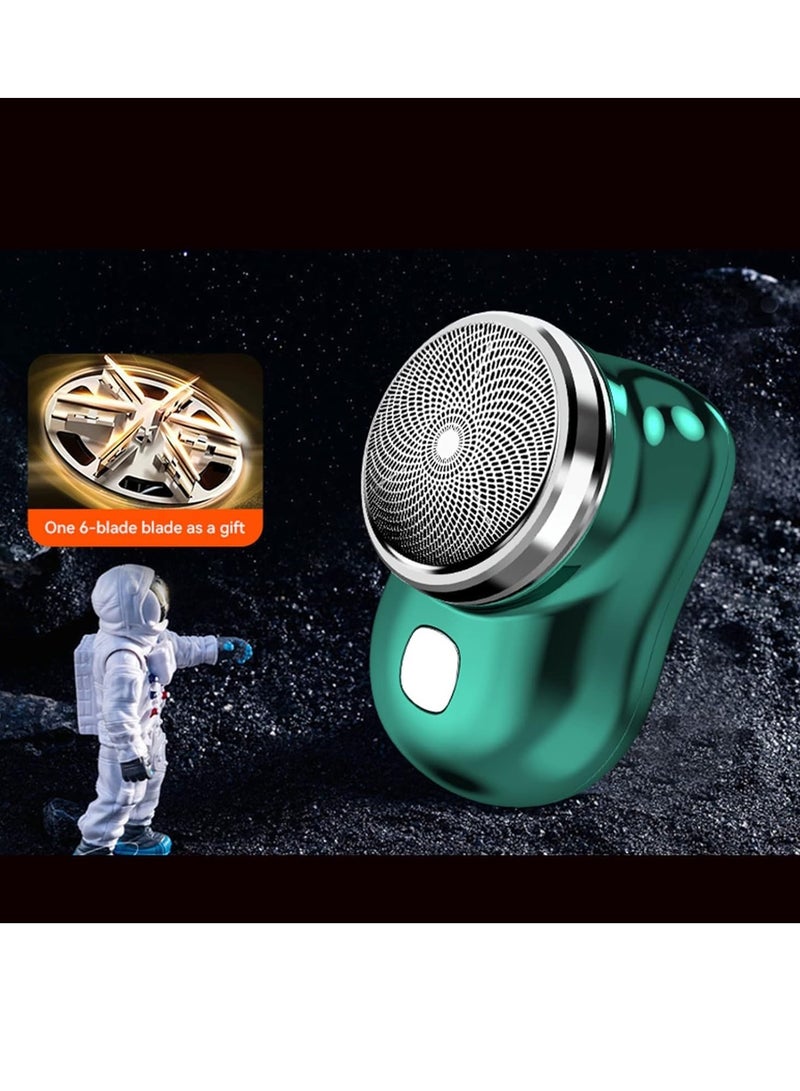 Electric Razor for Men, Newest Mini-Shave Portable Electric Shaver, Pocket Size Portable Shaver Wet and Dry Mens Razor, USB Shaver Charging Easy One-Button Use Suitable for Home,Car,Travel - Image 3