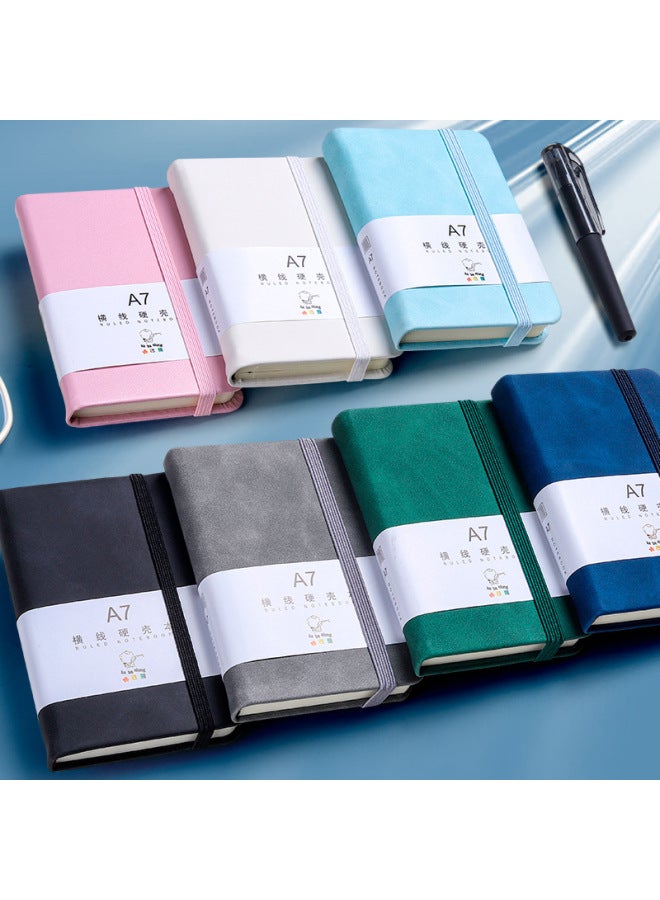 Kaba Bear Student Mini Simple Notepad A7 Portable Flap Pocket Pants Notebook Office Small A6 Notebook Portable Diary Notebook - Image 3