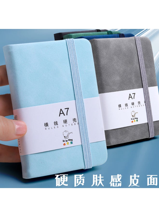 Kaba Bear Student Mini Simple Notepad A7 Portable Flap Pocket Pants Notebook Office Small A6 Notebook Portable Diary Notebook - Image 2