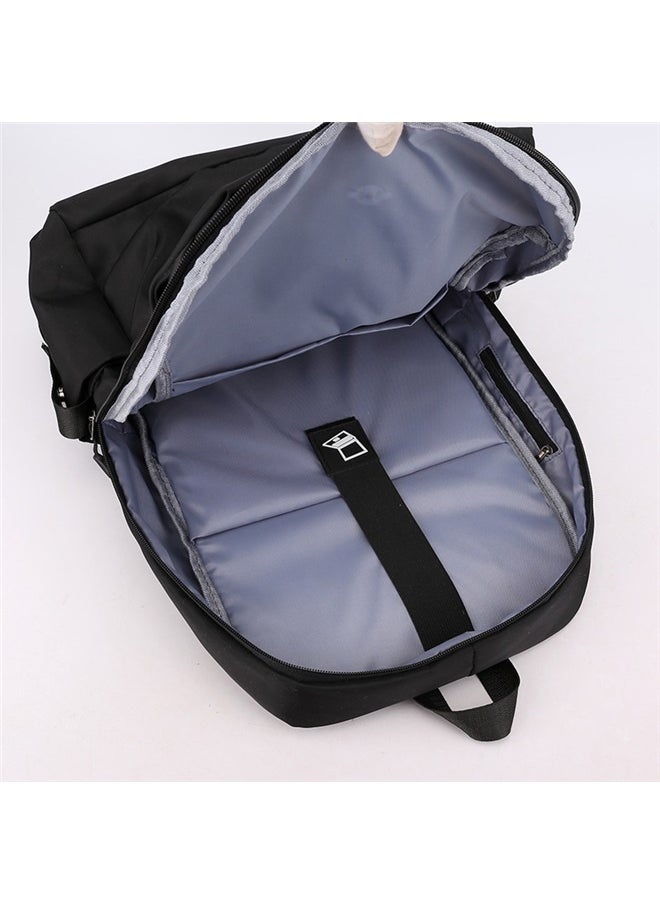 yongsheng Multipurpose Backpack Black, Casual Bag for Men Fashionable Outdoor Bag Popular Travel Bag Casual Large Capacity  - Image 2