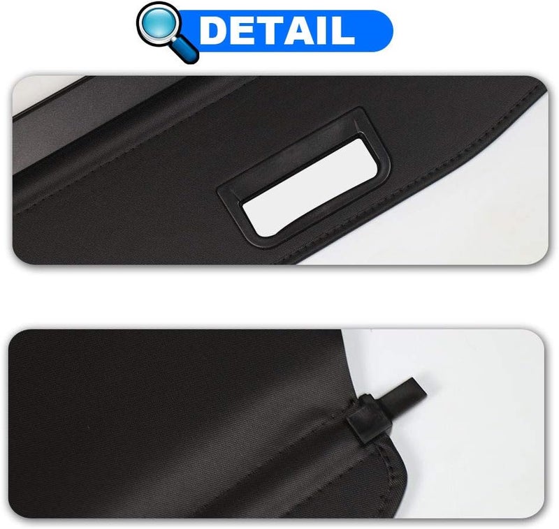 BOPARAUTO Cargo Cover for Jeep Cherokee Accessories 2019 2020 2021 2022 2023 Rear Trunk Shade Cover(Not fit for Grand Cherokee) - Image 4