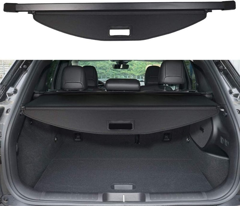 BOPARAUTO Cargo Cover for Jeep Cherokee Accessories 2019 2020 2021 2022 2023 Rear Trunk Shade Cover(Not fit for Grand Cherokee) - Image 1