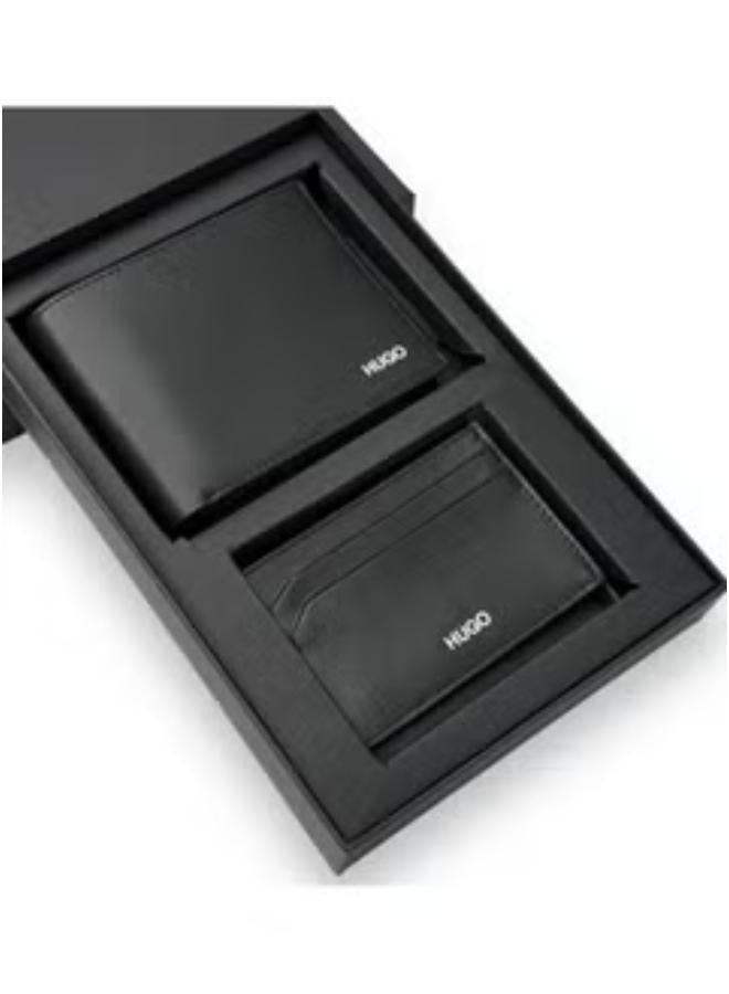 Hugo Boss Wallet & Card Holder Set