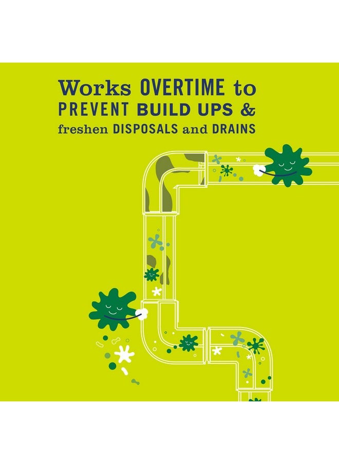 Mrs. Meyer's Clean Day MRS. MEYER'S CLEAN DAY Probiotic Drain Maintenance Liquid, Lemon Verbena, Freshens Disposals and Drains, 32 Fl Oz  - Image 3