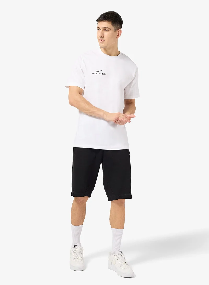 Nike WHITE Nsw Standard Official T-Shirt for Men | Best Price UAE
