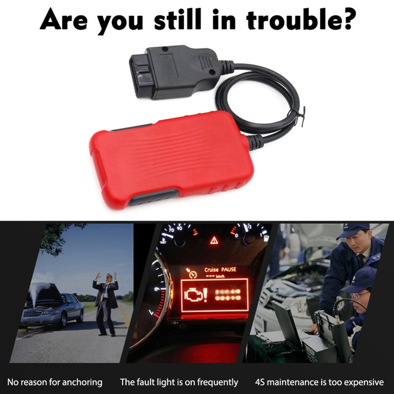 أداة تشخيص عالمية لـ OBDII مسحاق ومقارئ رموز السيارات لجميع المركبات التي تتوافق مع نظام OBDII لعام 1996 وما بعدها V309 - Image 2