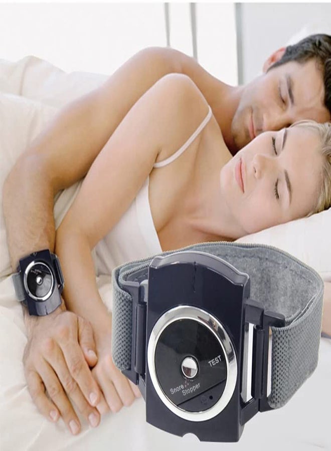 SYOSI Anti Snoring Wristband Sleep Anti Snoring Bracelet Smart Snore Stopper Stop Snoring Biosensor Patch Help Wristband Watch Sleeping Aid Snore Stopper Wristband Watch for Men and Women Improve Sleep  - Image 1