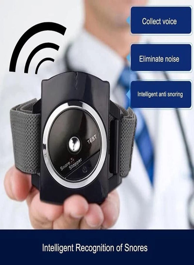 SYOSI Anti Snoring Wristband Sleep Anti Snoring Bracelet Smart Snore Stopper Stop Snoring Biosensor Patch Help Wristband Watch Sleeping Aid Snore Stopper Wristband Watch for Men and Women Improve Sleep  - Image 4