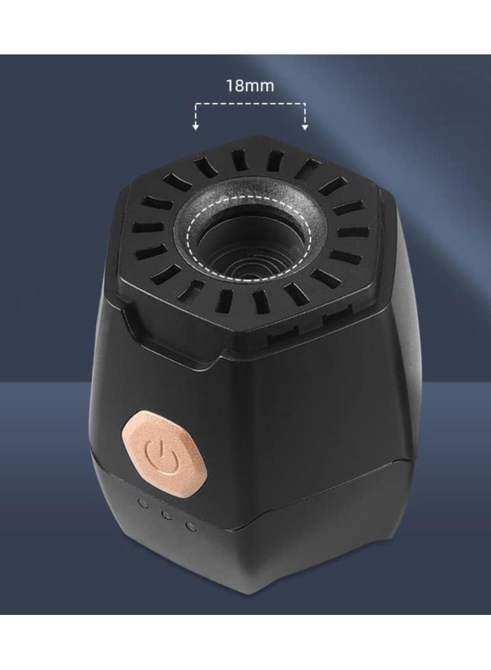 aroma diffuser, electronic incense burner, portable smart aroma diffuser, car mini aroma diffuser, safe and intimate (black) - Image 5