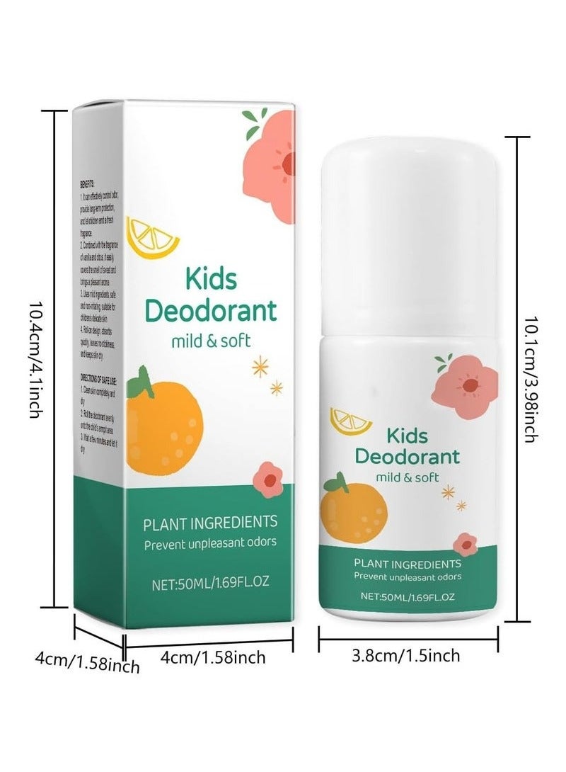 wiieey Natural Deodorant for Kids & Teens, Aluminum Free, Alcohol-Free, Paraben Free, 24 Hr Odor Protection, Clean Fresh Scent, Kids & Tweens, Hypoallergenic Deodorant 50ml (white) - Image 5